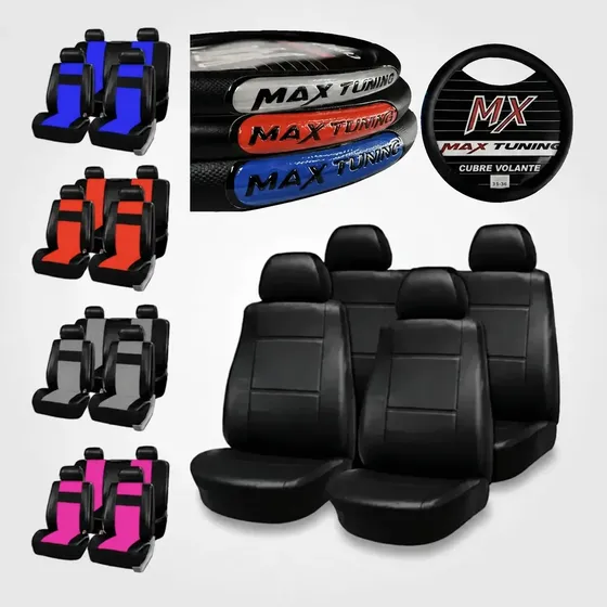 Funda Cubre Asiento Fiat Palio Duna Mas+ Cubrevolante 3