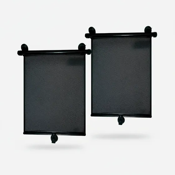 Cortinas Parasol Auto Coche Enrollable Protege Ventanilla 2u