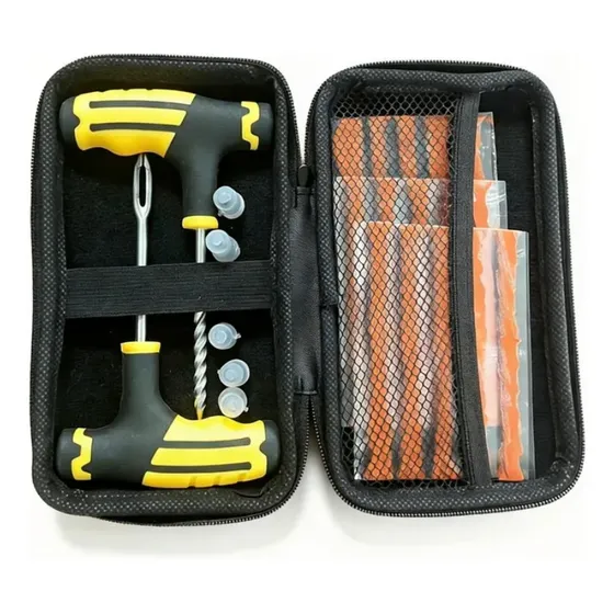 Kit Reparación Pinchaduras Neumáticos Auto 23 Piezas