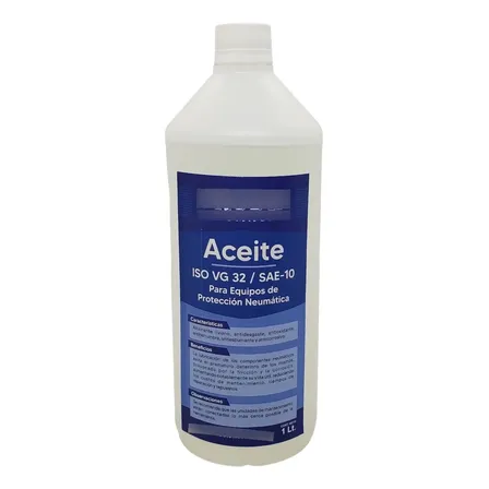Aceite Neumático Equipos De Protección Sae 10 Iso Vg32 1 Lt