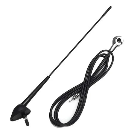 Antena De Techo Para Auto Universal 38 Cm Negro
