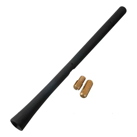 Antena Corta De Goma 17cm - Universal - Mástil De Antena Negro