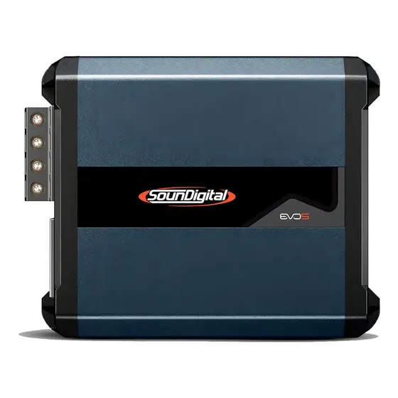Módulo amplificador Soundigital Sd1200.4 Evo5 1200 W Rms 2 ohmios, color negro