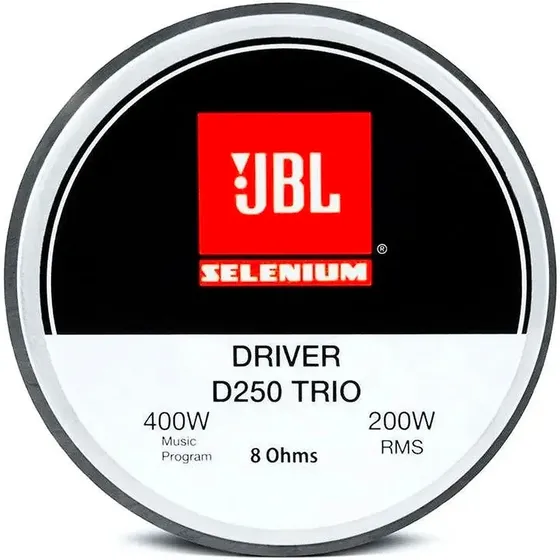 Driver Jbl Selenium D250 Trio 8 Ohms 400w 200w Rms