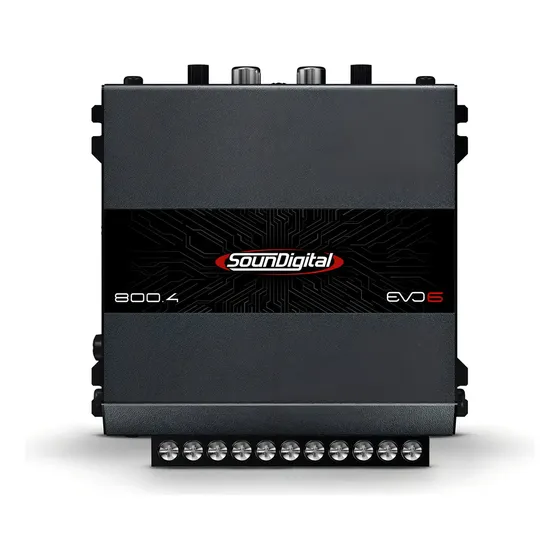 Módulo Amplificador Soundigital Sd800.4 Evo 6 Gris Oscuro