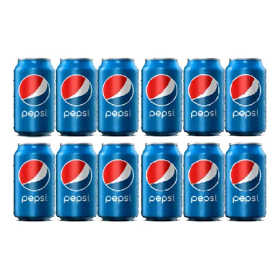 Gaseosa Pepsi Cola en Lata de 354 mL, Pack de 12 Unidades