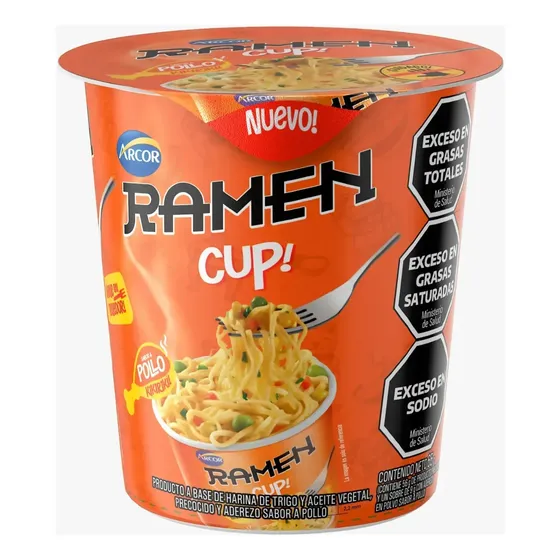 Ramen Cup! Sabor Pollo X65g