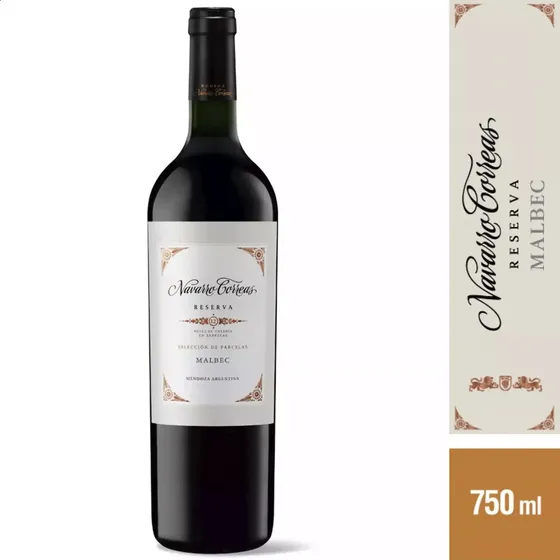 Vino Tinto Navarro Correas Reserva Malbec