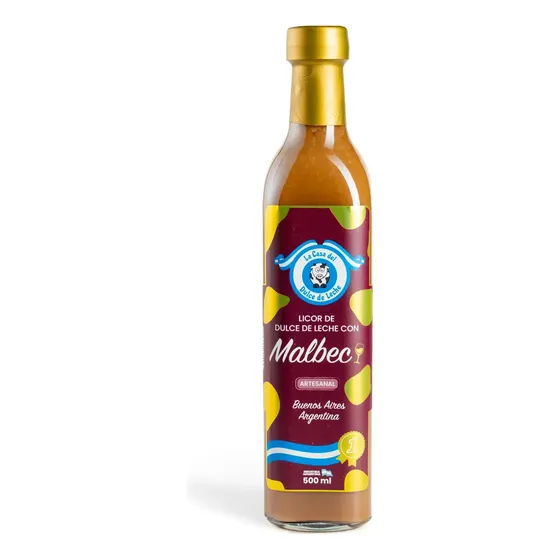 Licor De Dulce De Leche Con Malbec 500ml
