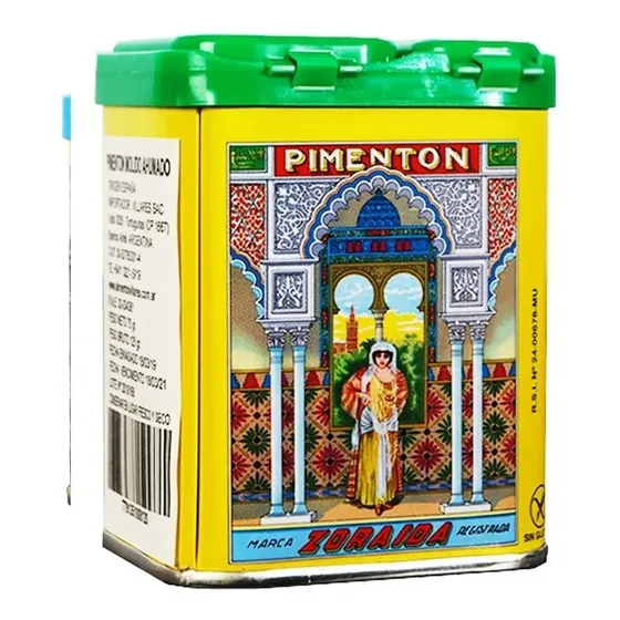 Pimentón Ahumado Español Zoraida x75 gr (c/lata 125 gr)