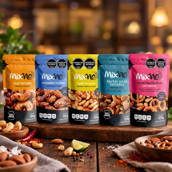 Combo Salado Mixme Caju Almentras Mani Frutos Secos