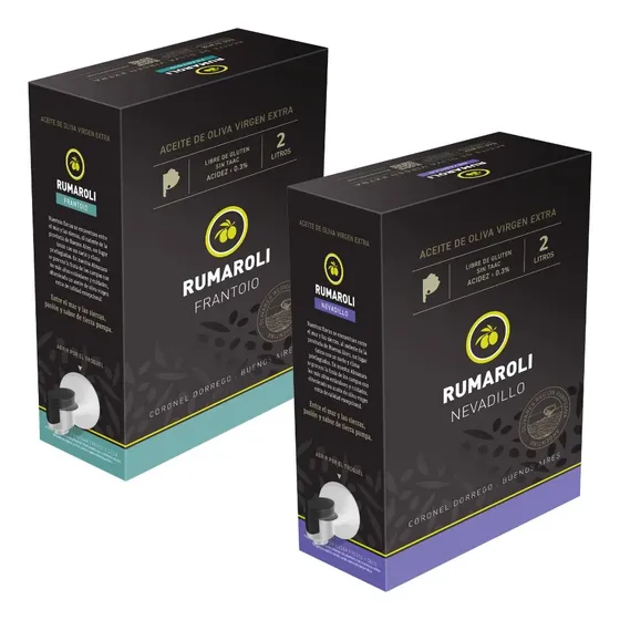 Set Aceite Oliva Virgen Extra Rumaroli 2l Frantoio Nevadillo