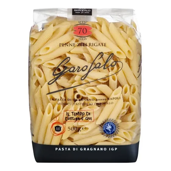 Fideos Penne Ziti Rigate Garofalo 500 Gr. Italia