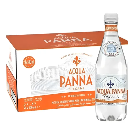 Agua Acqua Panna Sin Gas 500ml Pack X6