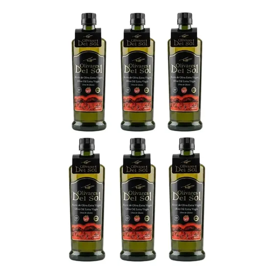 Aceite De Oliva Extra Virgen X 6 Un 500ml Olivares Del Sol