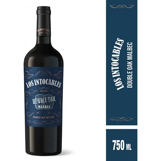 Vino tinto Los Intocables Malbec 2022 bodega Finca Las Moras 750 ml
