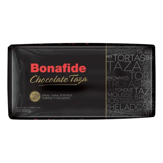 Tableta Chocolate Bonafide Taza 100g