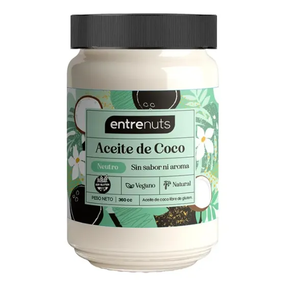 Aceite De Coco X 360 Cc Entrenuts Sin Tacc X2u. Neutro