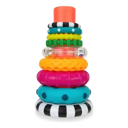 Juego De Encastre Anillos Aplilables Sassy Multicolor