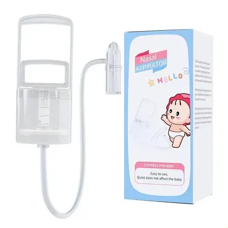 Sacamoco Aspirador Nasal Bebe Bomba Manual Controlada Transparente