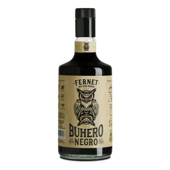 Fernet Buhero Negro Aperitivo Botella 700ml - Gobar®