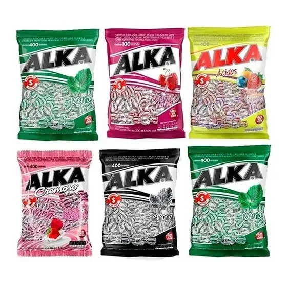 Caramelos Alka X 800gr - PRESENTACION CHERRY