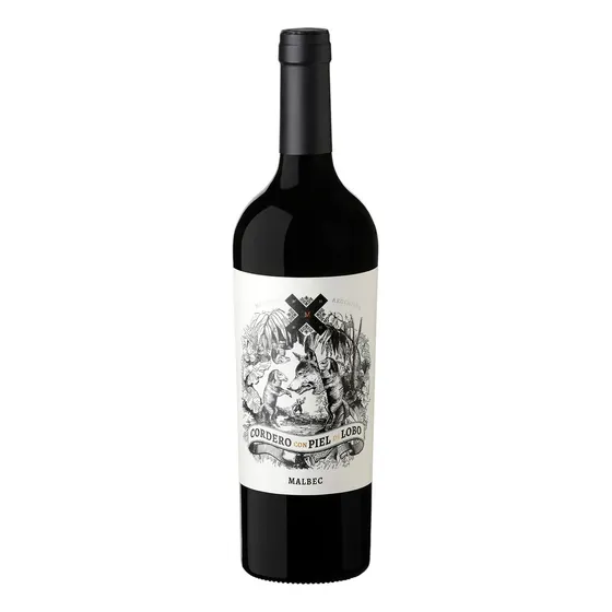Vino Tinto Malbec Cordero Con Piel De Lobo X 750cc