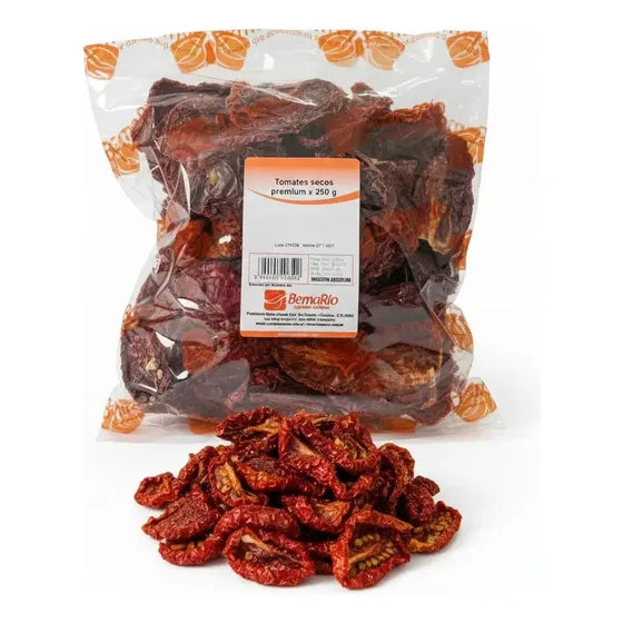 Tomates Secos Premium 250g Deshidratados Sabor Intenso