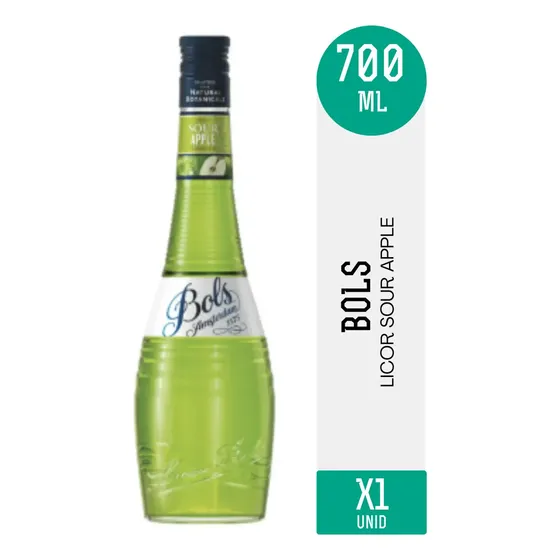 Licor fino sabor sour apple de 700mL