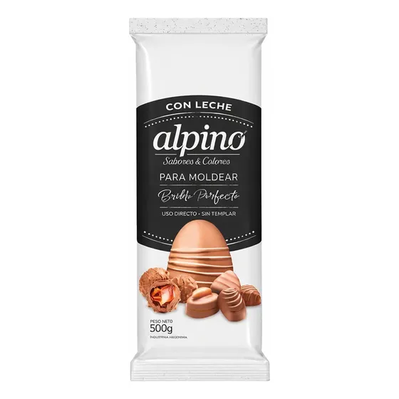Chocolate Alpino Lodiser Tableta Por 500g Baño De Reposteria