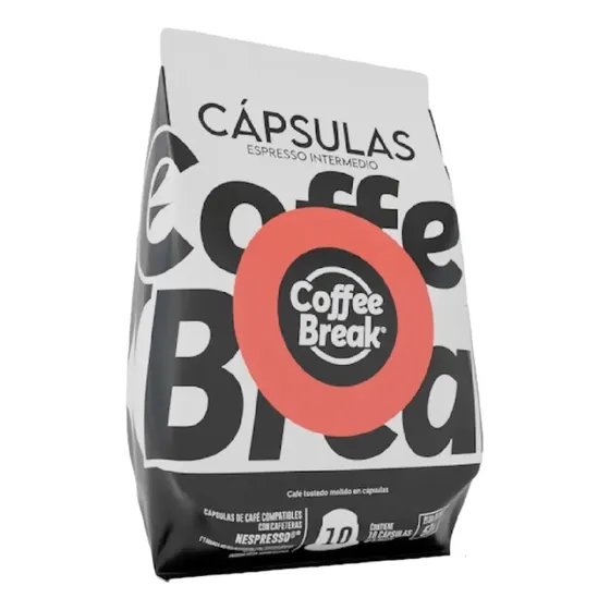 Capsulas Coffee Break Intermedio Compatible Nespresso X 10 U
