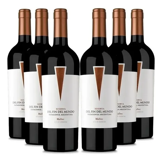 Vino Reserva Del Fin Del Mundo Malbec Caja 6 Botellas