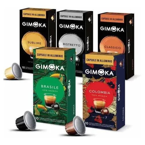5 Cajas X10 Capsulas Gimoka Nespresso Aluminio +envio Gratis