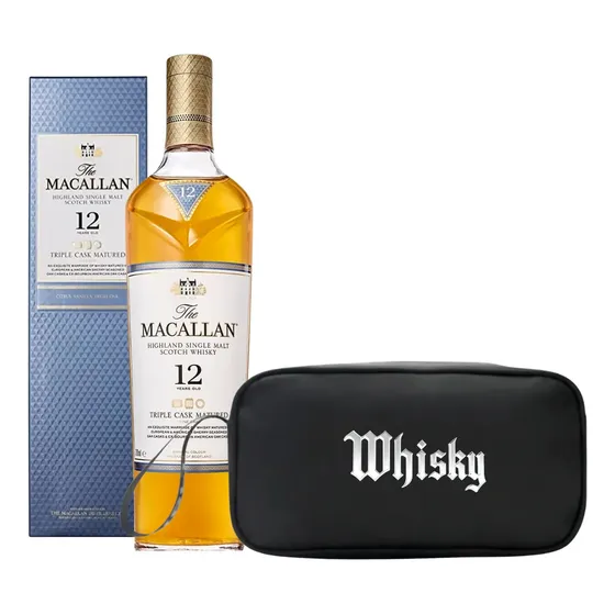 Whisky Macallan 12 Años Triple Cask + Neceser Edi. Limitada!
