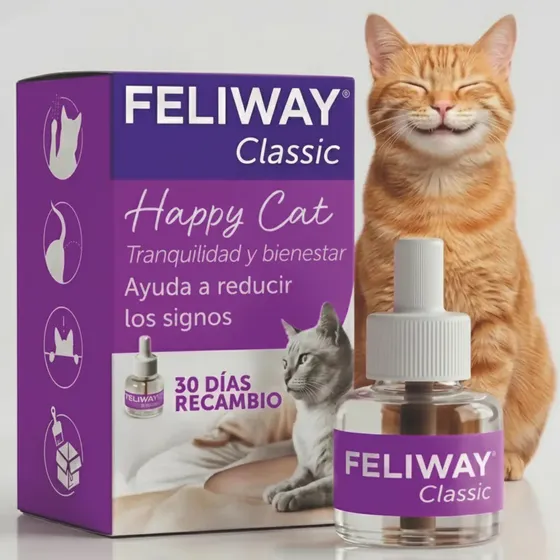 Feliway Repuesto Difusor Feromonas Antiestrés Gatos 48 Ml