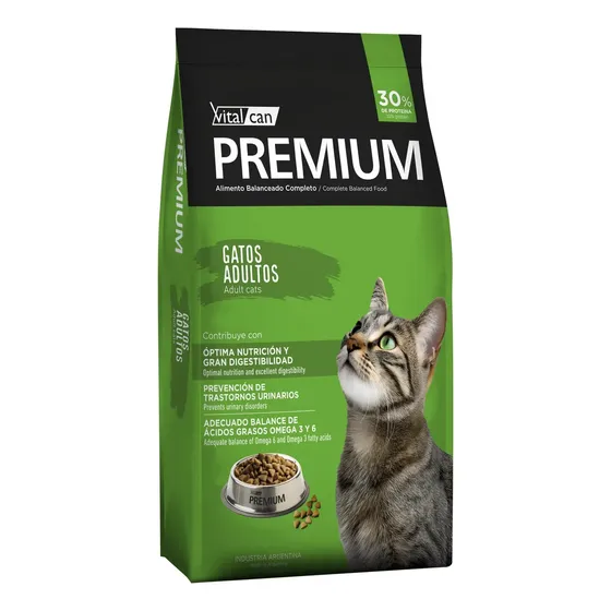 Vitalcan Premium alimento gato para gato adulto sabor mix en bolsa de 7.5 kg