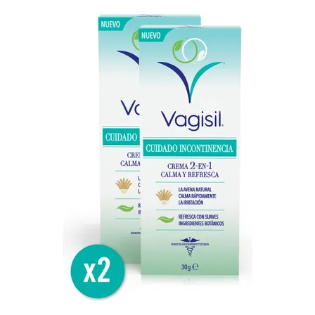 Pack Crema Íntima DermoVagisil 2 en 1 Calma y Refresca 2 Unidades