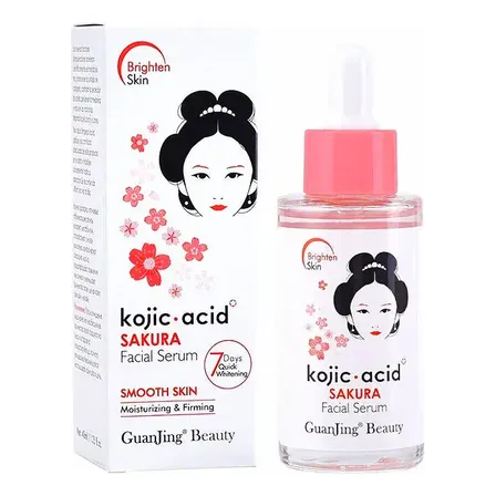 Sérum Facial Aclarante Ácido Kójico Sakura Guanjing X 40ml Todo Tipo De Piel Día/noche
