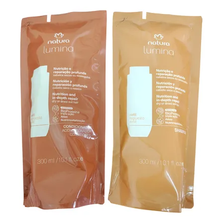 Shampoo Y Acondicionador Natura Lumina  Kit Nutrición