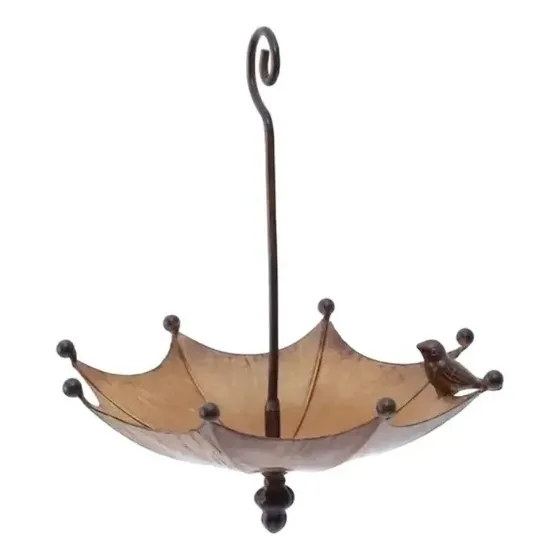 Comedero Colgante Para Aves De Hierro Exterior