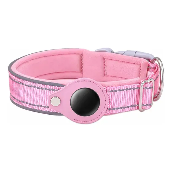 Collar Perro Porta Gps Airtag Para Android Y Apple Reforzado