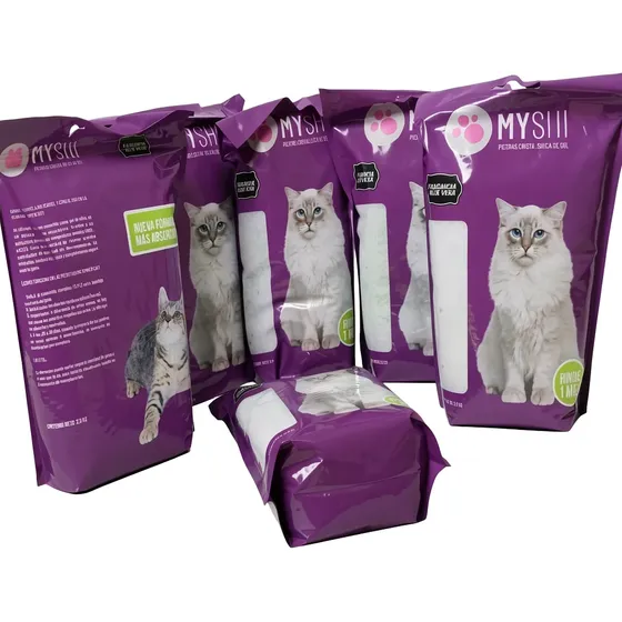Piedras Sanitarias Cristal De Sílice. Caja X 6 Bolsas 2.3 Kg