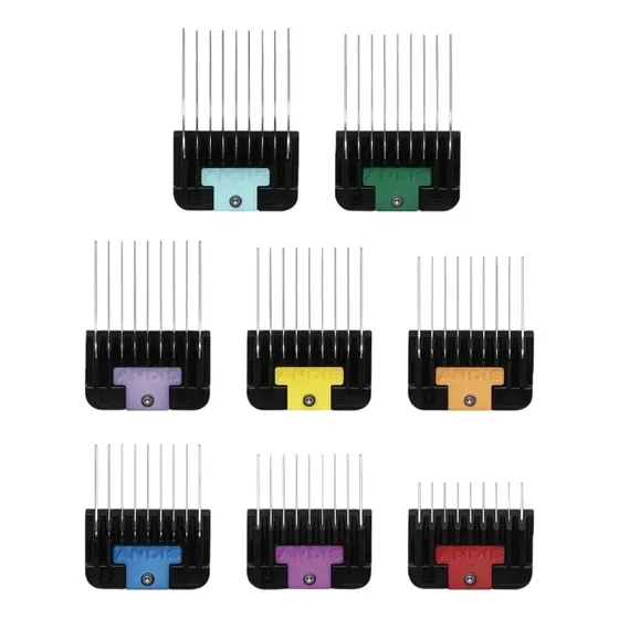 Set Elevadores Andis 8 Piezas Metálicas Para Cuchillas 30-10