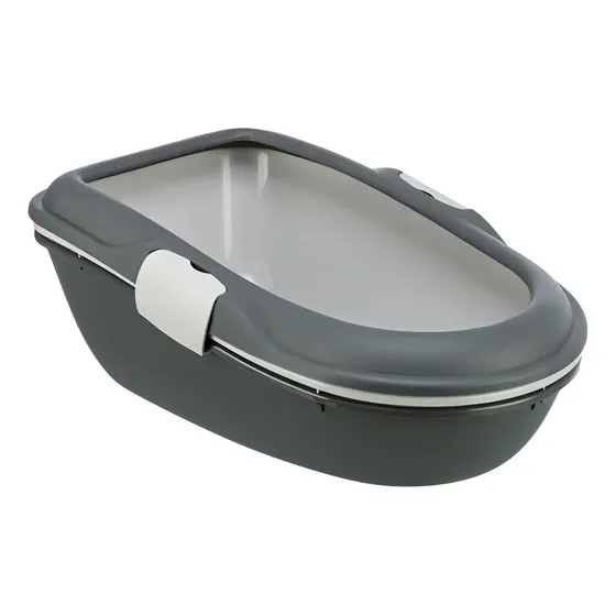 Litera Bandeja Sanitaria Gatos Autolimpiante Berto Color Gris Oscuro