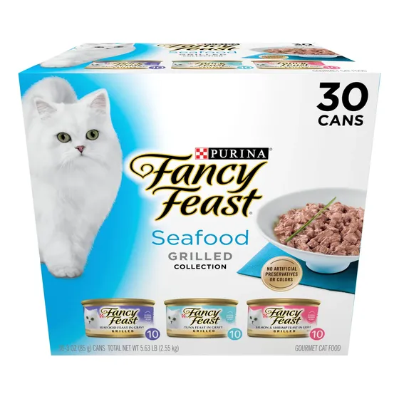 Alimento Húmedo Para Gatos Fancy Feast Grilled Seafood 30