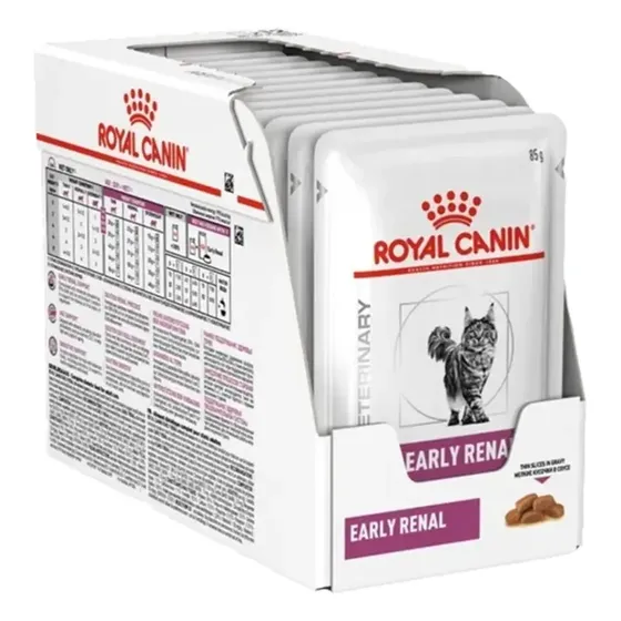 Caja Royal Canin Early Renal Cat Pouch (12x85g) 1.02 Kg