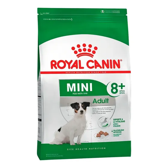 Alimento Royal Canin Mini Adult 8+ 3 Kg Perro Pequeño Senior