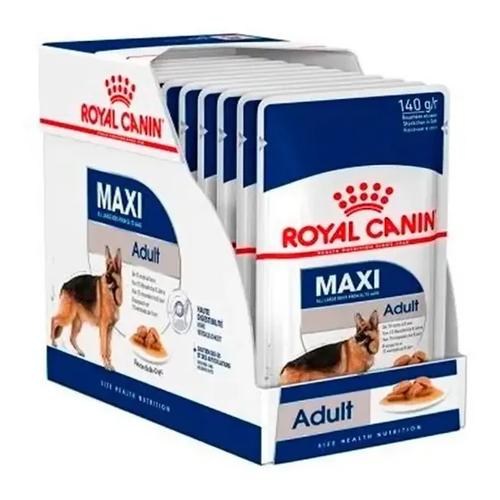 Royal Canin Pouch Maxi Adult Perros 140gr - Caja X 10 Unid.