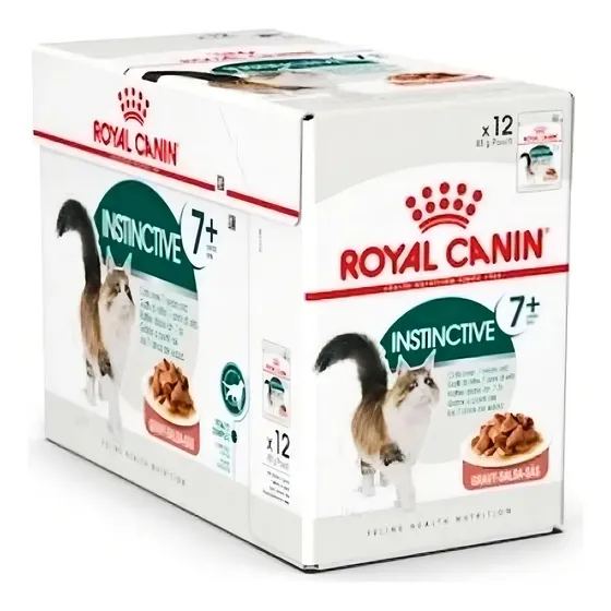 12 Pouch Royal Canin Gato Instictive +7 Alimento Húmedo