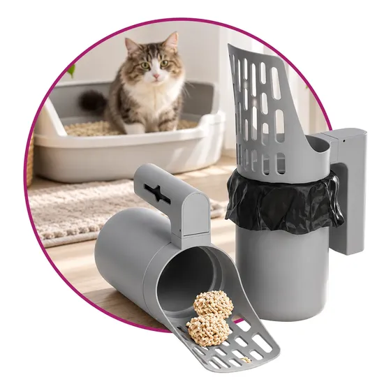 Palita Sanitaria Recolectora Para Piedras/arena Litera Gatos